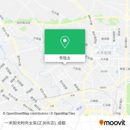 一米阳光时尚女装(正兴街店)地图