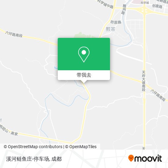 溪河鲢鱼庄-停车场地图