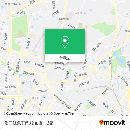 潘二姐兔丁(动物园店)地图