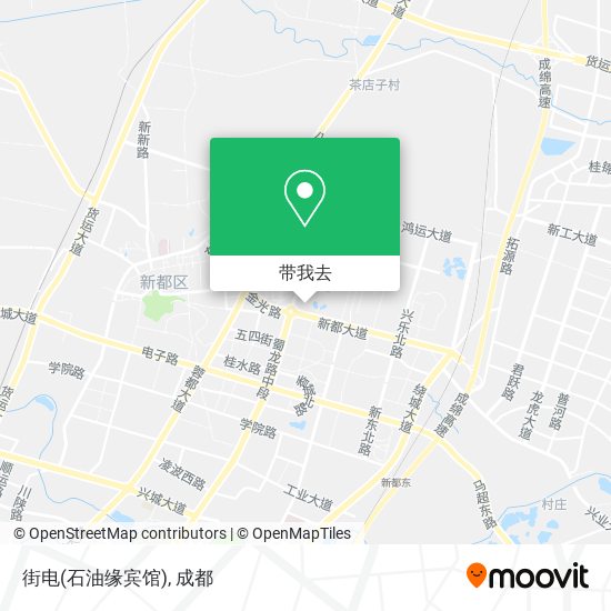 街电(石油缘宾馆)地图