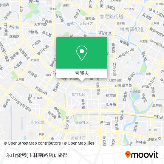 乐山烧烤(玉林南路店)地图