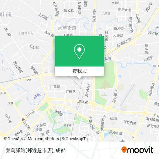 菜鸟驿站(邻近超市店)地图