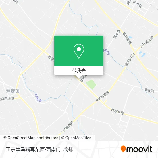 正宗羊马猪耳朵面-西南门地图