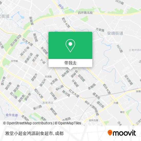 雅堂小超金鸿源副食超市地图