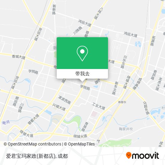 爱君宝玛家政(新都店)地图