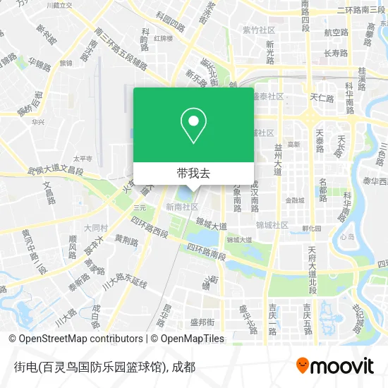 街电(百灵鸟国防乐园篮球馆)地图