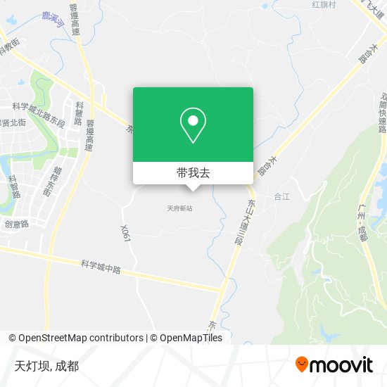 天灯坝地图