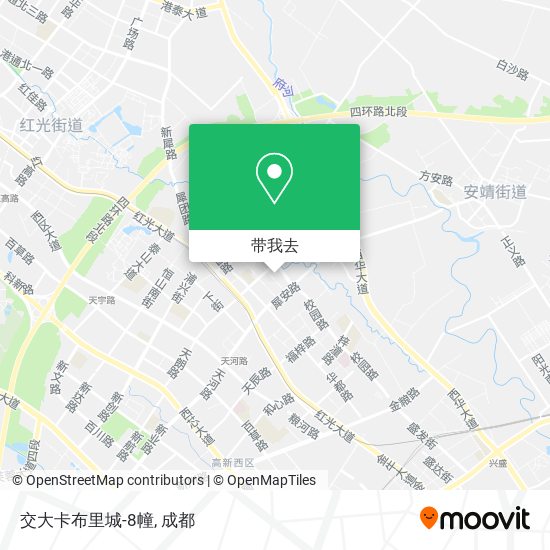 交大卡布里城-8幢地图