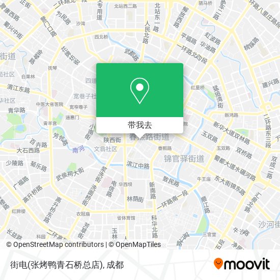 街电(张烤鸭青石桥总店)地图