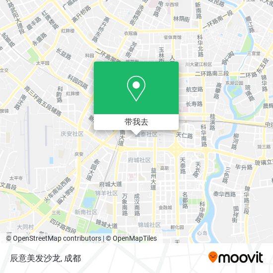 辰意美发沙龙地图