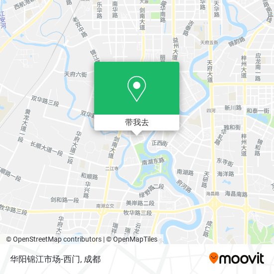 华阳锦江市场-西门地图