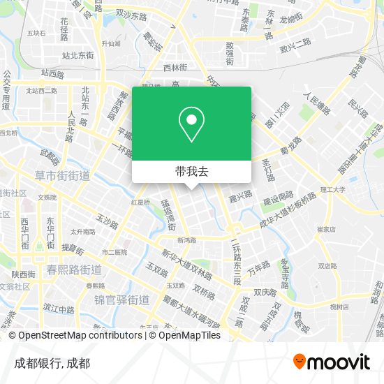 成都银行地图
