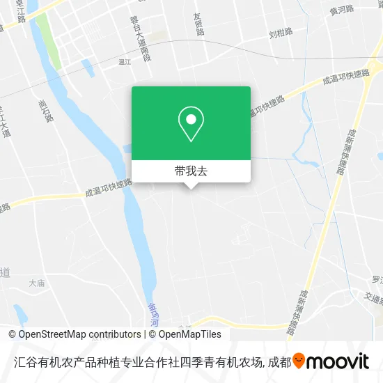 汇谷有机农产品种植专业合作社四季青有机农场地图