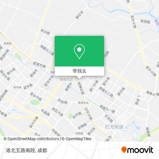 港北五路南段地图