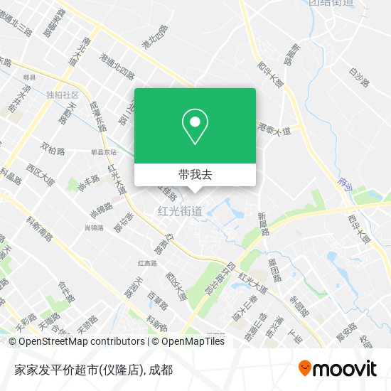 家家发平价超市(仪隆店)地图