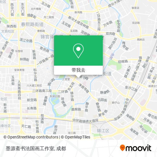 墨源斋书法国画工作室地图