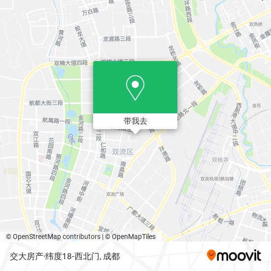 交大房产·纬度18-西北门地图