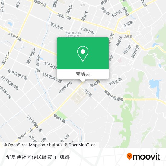 华夏通社区便民缴费厅地图