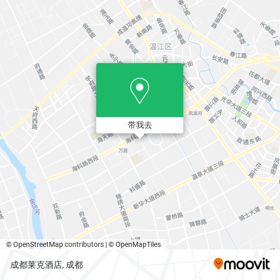 成都莱克酒店地图