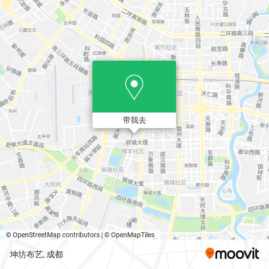 坤坊布艺地图