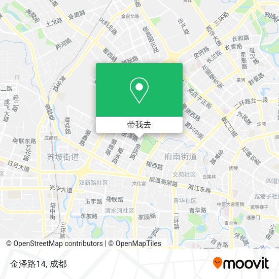 金泽路14地图