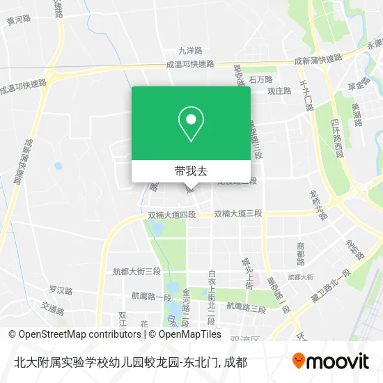 北大附属实验学校幼儿园蛟龙园-东北门地图