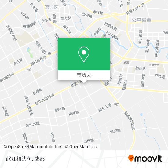 岷江梭边鱼地图