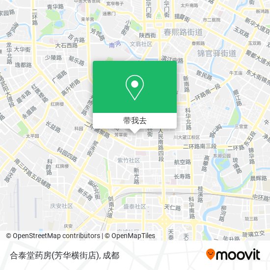 合泰堂药房(芳华横街店)地图