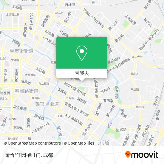 新华佳园-西1门地图