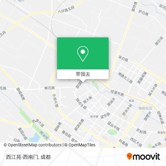 西江苑-西南门地图