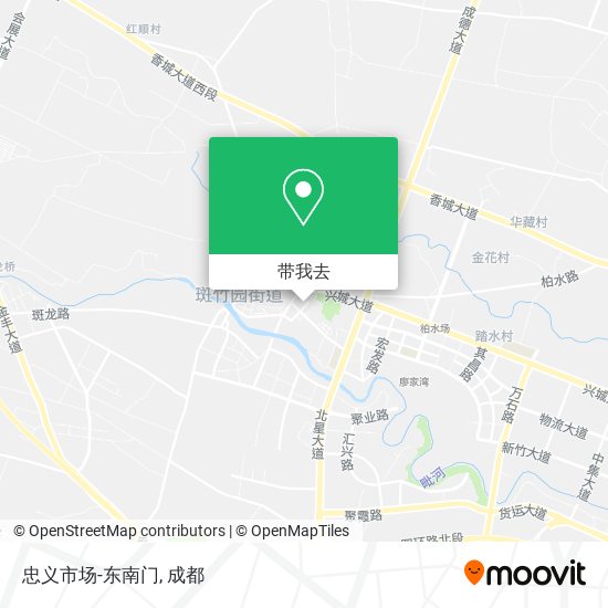 忠义市场-东南门地图