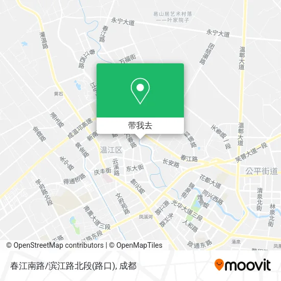 春江南路/滨江路北段(路口)地图