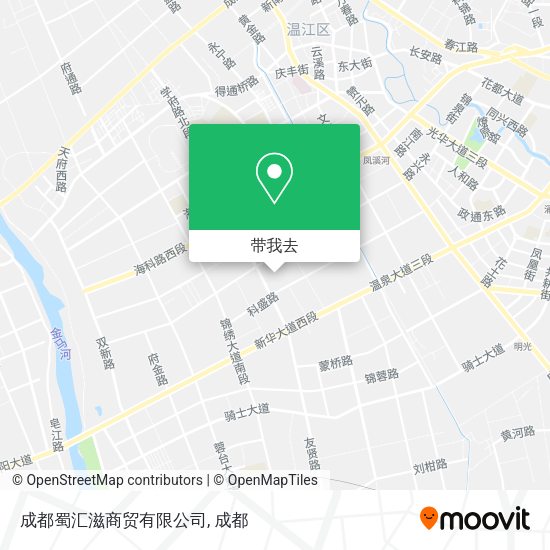 成都蜀汇滋商贸有限公司地图