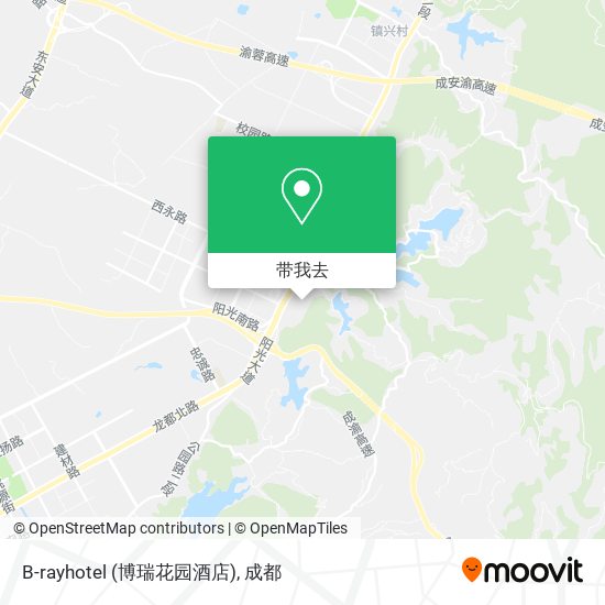B-rayhotel (博瑞花园酒店)地图