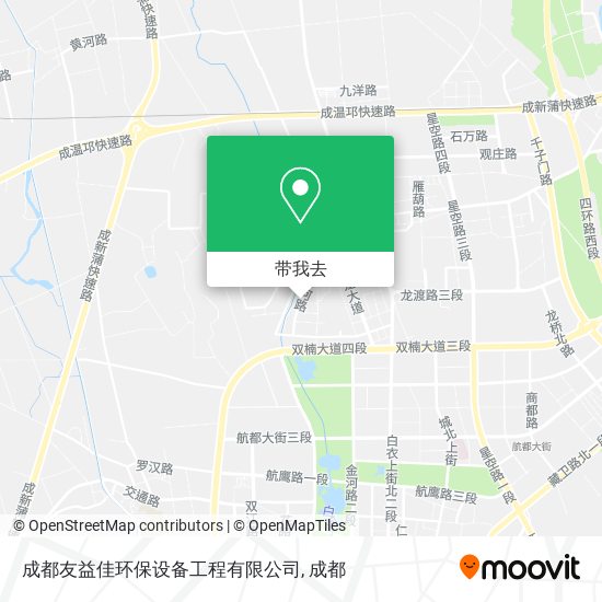 成都友益佳环保设备工程有限公司地图