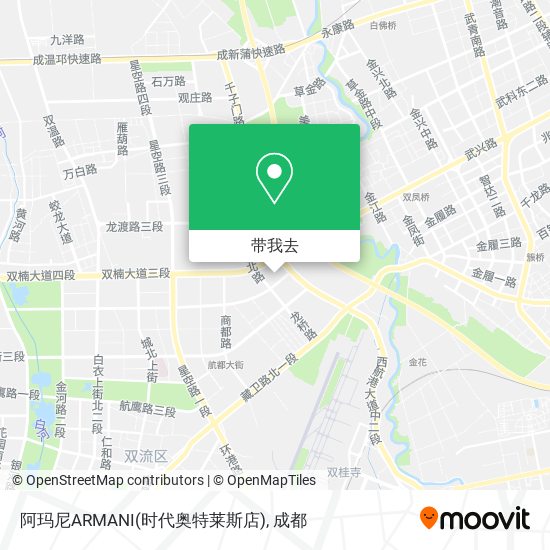 阿玛尼ARMANI(时代奥特莱斯店)地图