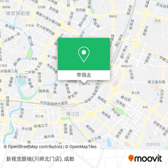 新视觉眼镜(川师北门店)地图