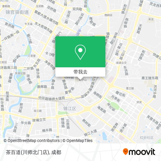 茶百道(川师北门店)地图