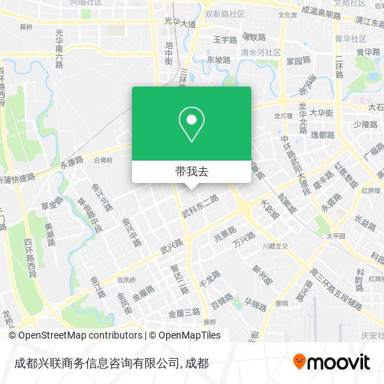 成都兴联商务信息咨询有限公司地图
