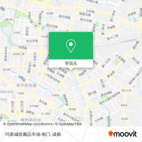 玛塞城收藏品市场-南门地图