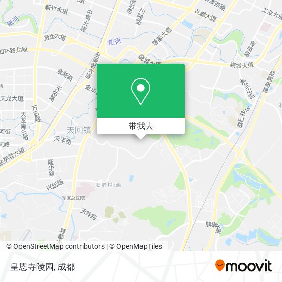 皇恩寺陵园地图