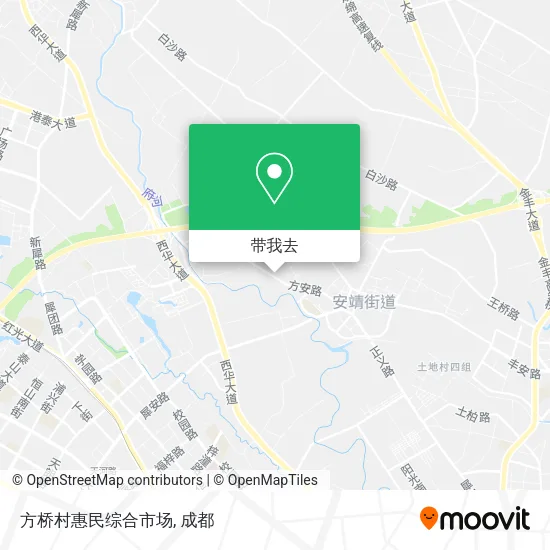 方桥村惠民综合市场地图