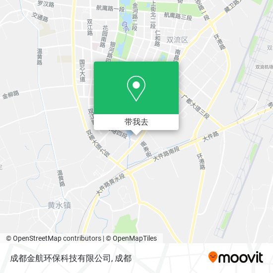 成都金航环保科技有限公司地图