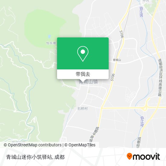 青城山迷你小筑驿站地图