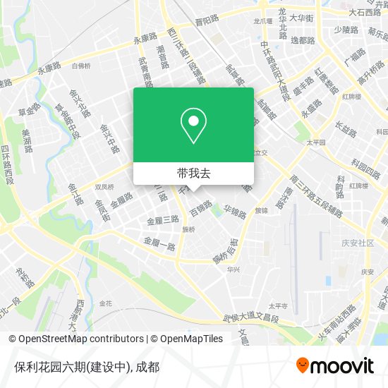保利花园六期(建设中)地图