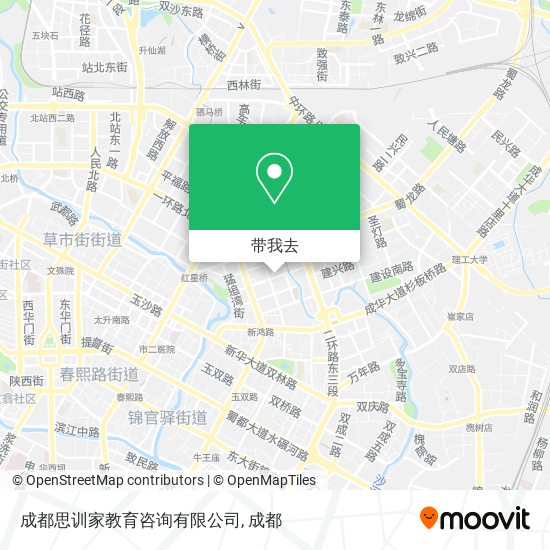 成都思训家教育咨询有限公司地图