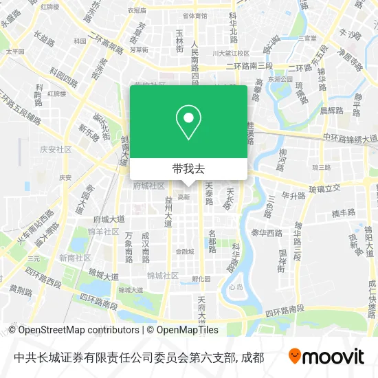 中共长城证券有限责任公司委员会第六支部地图