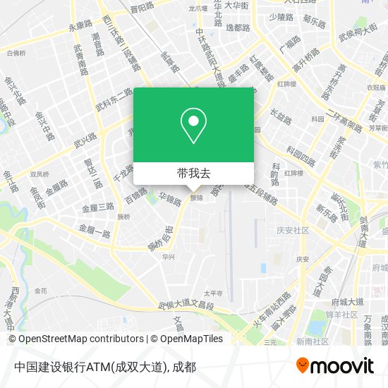 中国建设银行ATM(成双大道)地图