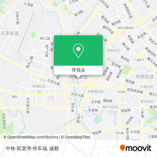 中铁·双龙湾-停车场地图