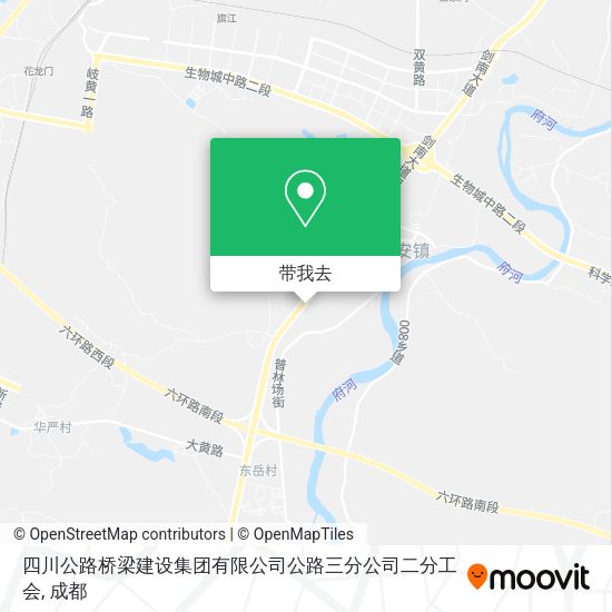 四川公路桥梁建设集团有限公司公路三分公司二分工会地图